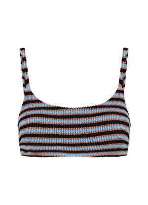  bleu ribbed